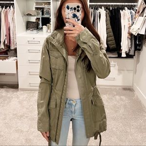 Abercrombie & Fitch Army Green Utility Jacket XS Women Cargo
